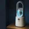 Přenosný USB vzduchový chladič | Stolní ventilátor s funkcí rozprašování | LED noční světlo | Tichý ventilátor do ložnice