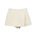 Damen High Waist Einfarbige Shorts Mit Stretch Passform | Mini