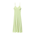Damen Kleid Ärmellos V-Ausschnitt Rückenfrei Abendkleid | Maxi