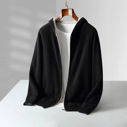 Men's Long Sleeve Zip-Up Hoodie | Casual Style