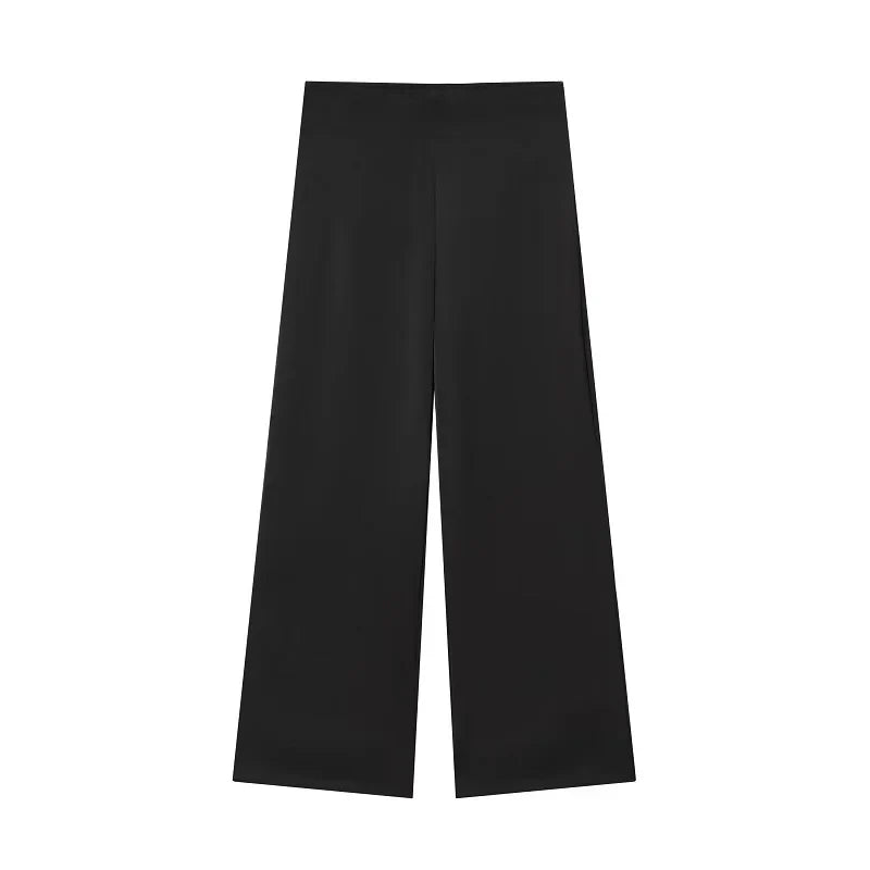 Set două piese Damski Groszki Top bandeau și pantaloni evazați | Stil potrivit