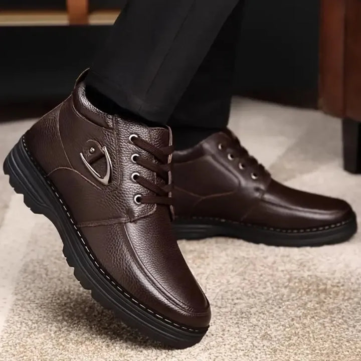 Herren Schnürung Mid-Top Schuhe | Urbaner Klassischer Look