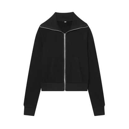Women's Zip-Up Hoodie and Pants Two-Piece Set | Casual Style