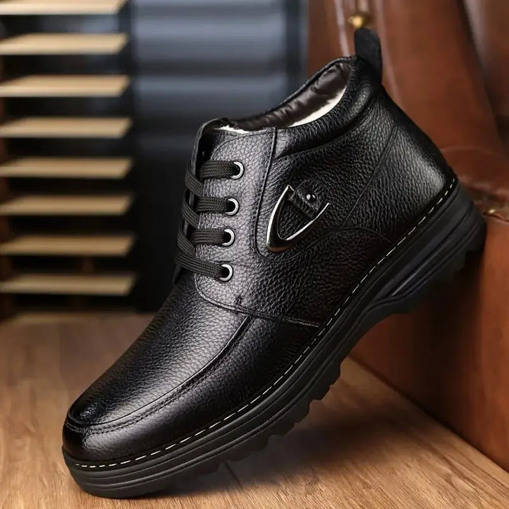 Herren Schnürung Mid-Top Schuhe | Urbaner Klassischer Look
