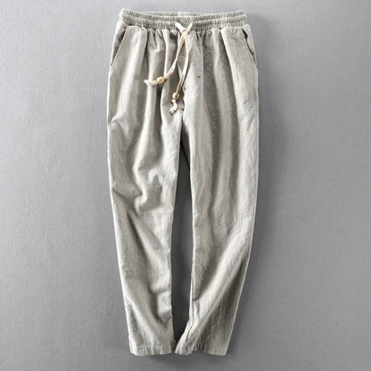Men's Loose Pants with Drawstring | Casual Style