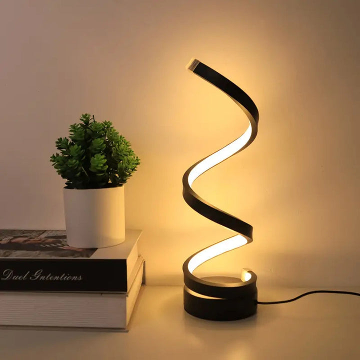 SPIRALUX – Moderne spiralförmige LED-Tischleuchte (dimmbar) 0