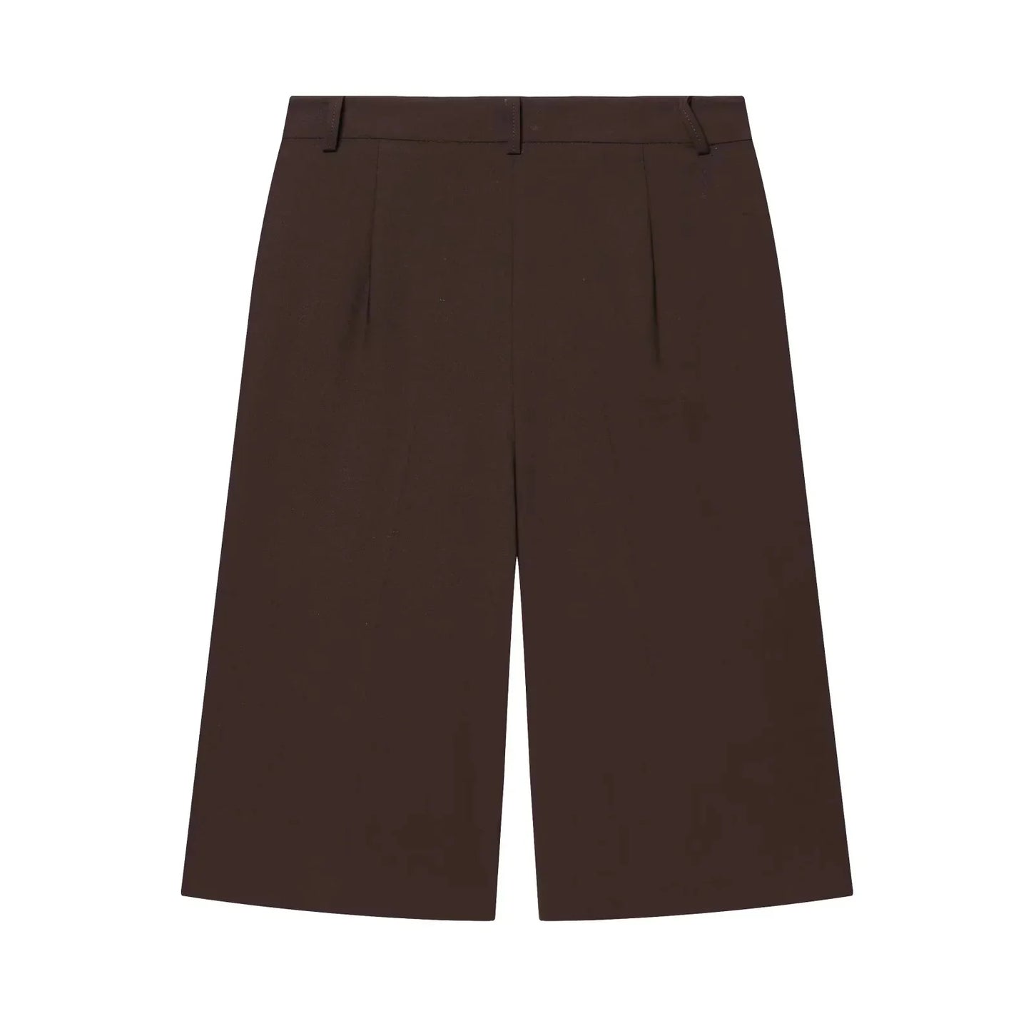 Women's Set with a Short Shirt with Long Sleeves and Wide Bermuda Shorts | Streetwear Style
