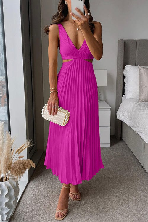 Sanne | Elegantes plissiertes Midikleid 2