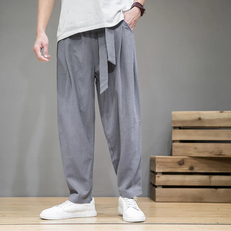 Herren Locker Geschnittene Freizeithose | Gerade Bein Hose