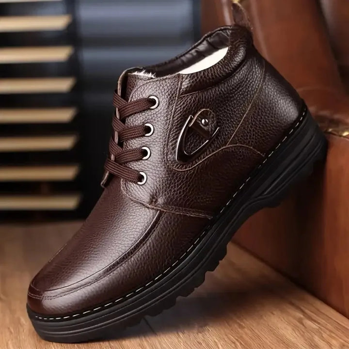 Herren Schnürung Mid-Top Schuhe | Urbaner Klassischer Look