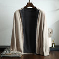 Herren Cardigan mit langen Ärmeln und offener Vorderseite | Casual Style