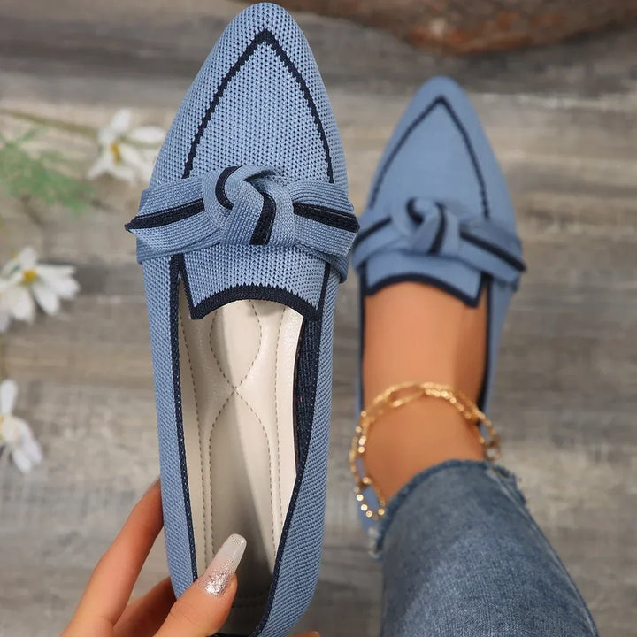 Mocasini slip-on damă cu vârf ascuțit | Minimalist