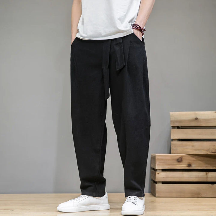 Herren Locker Geschnittene Freizeithose | Gerade Bein Hose