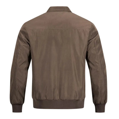 Veste homme à col avec fermeture éclair manches longues | Classique