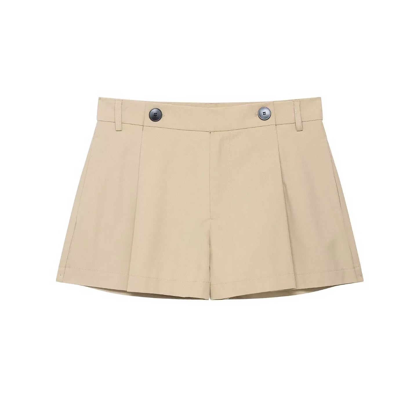 Women's Oversized Belt Envelope Jacket and Shorts Two-Piece Set | Long Sleeve