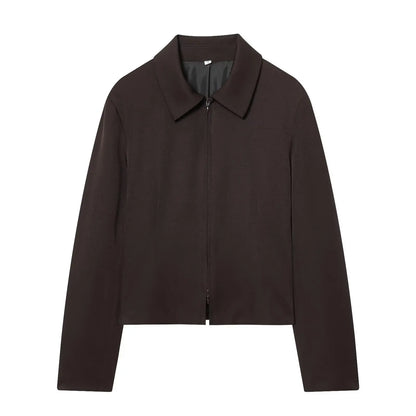 Women's two-piece set with short jacket and straight-leg pants | Coordinated style