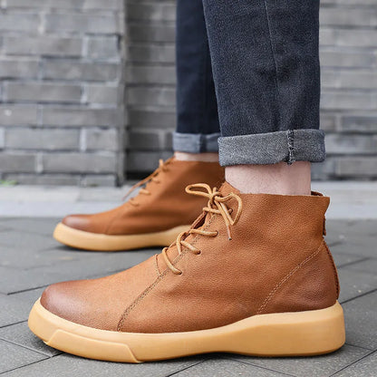 Men's Lace-Up Shoes with Round Toe | Modern Urban Style