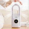Tragbarer USB Luftkühler | 3-in-1 Turbinenloser Ventilator | Luftbefeuchter mit Timer | Kompaktes Design