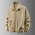Herren Stehkragen Reißverschluss Jacke Langarm | Windjacke