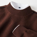 Herren Langarm Pullover Mit Strukturmuster | Klassischer Look