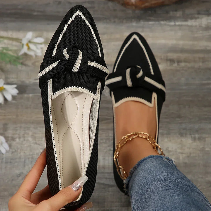 Mocasini slip-on damă cu vârf ascuțit | Minimalist