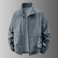 Herren Stehkragen Reißverschluss Jacke Langarm | Windjacke