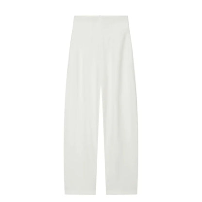 Women's Fitted Blazer and Straight-Leg Pants Two-Piece Set | Shaped Waist