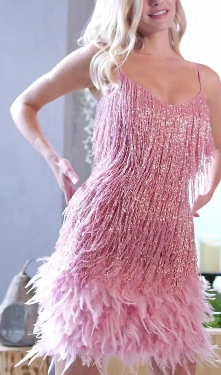 Chloé | Cocktailkleid mit Fransen