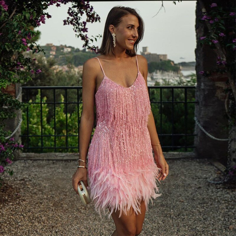 Chloé | Cocktailkleid mit Fransen