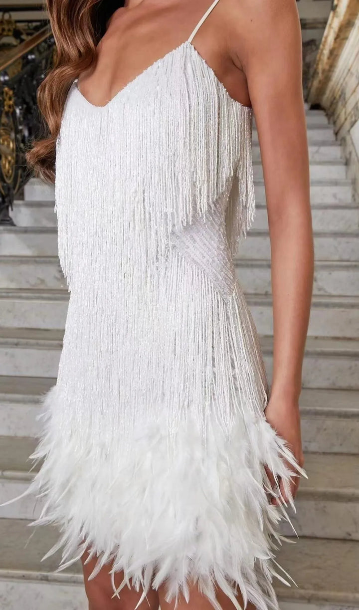 Chloé | Cocktailkleid mit Fransen