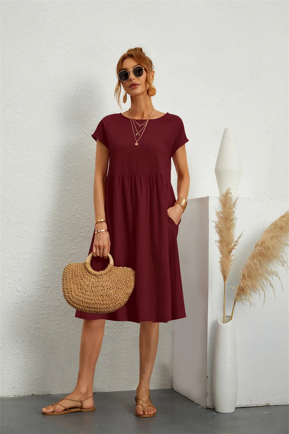 Sol | Damen Moderne Kleid 13