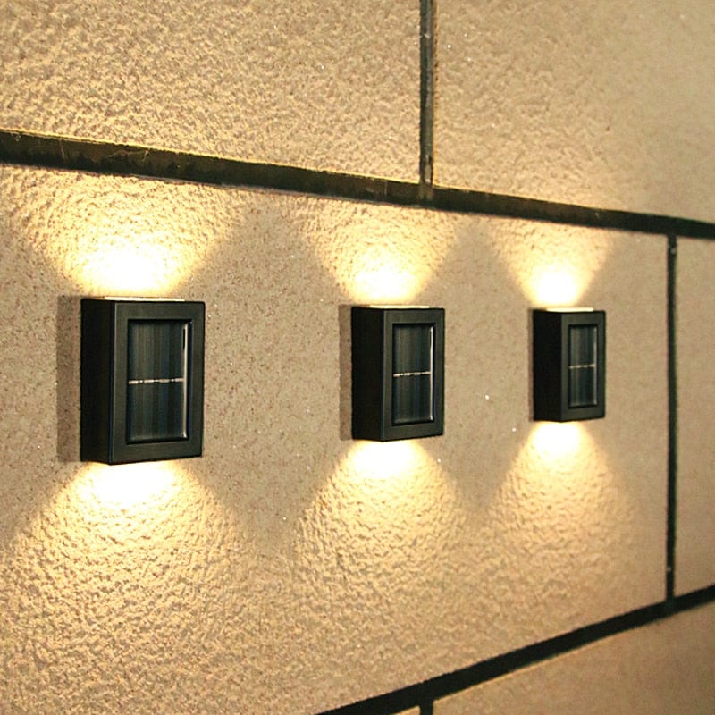 Solarbetriebene Terrassen-Wandleuchte