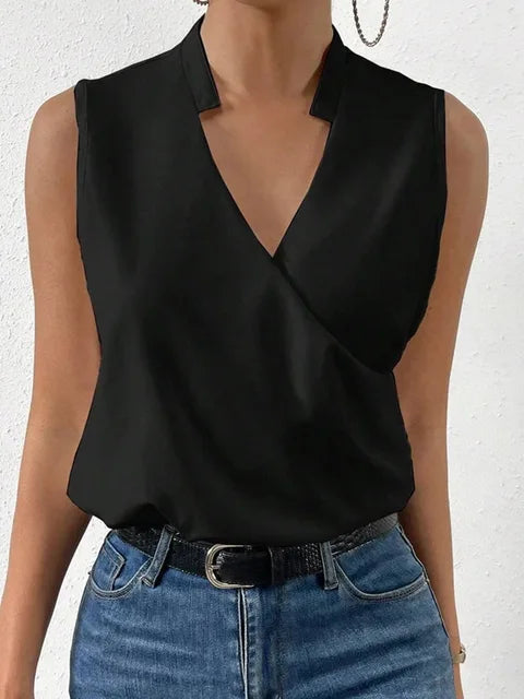 Sommertop Mit V Ausschnitt Für Damen | Lässig 4