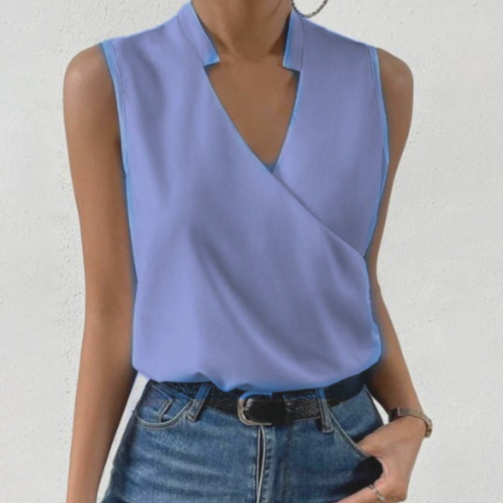 Sommertop Mit V Ausschnitt Für Damen | Lässig 6