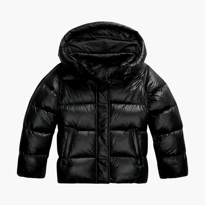 Steppjacke für Damen mit Kapuze und Vordertaschen 7