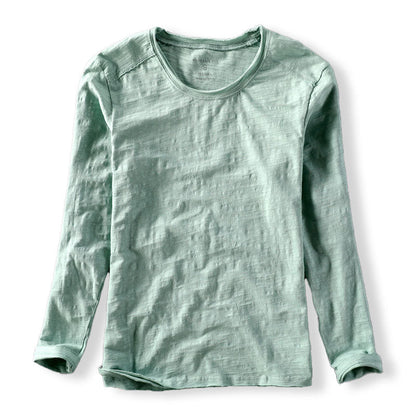 Men's Long Sleeve T-Shirt with Classic Fit | Minimalist Style