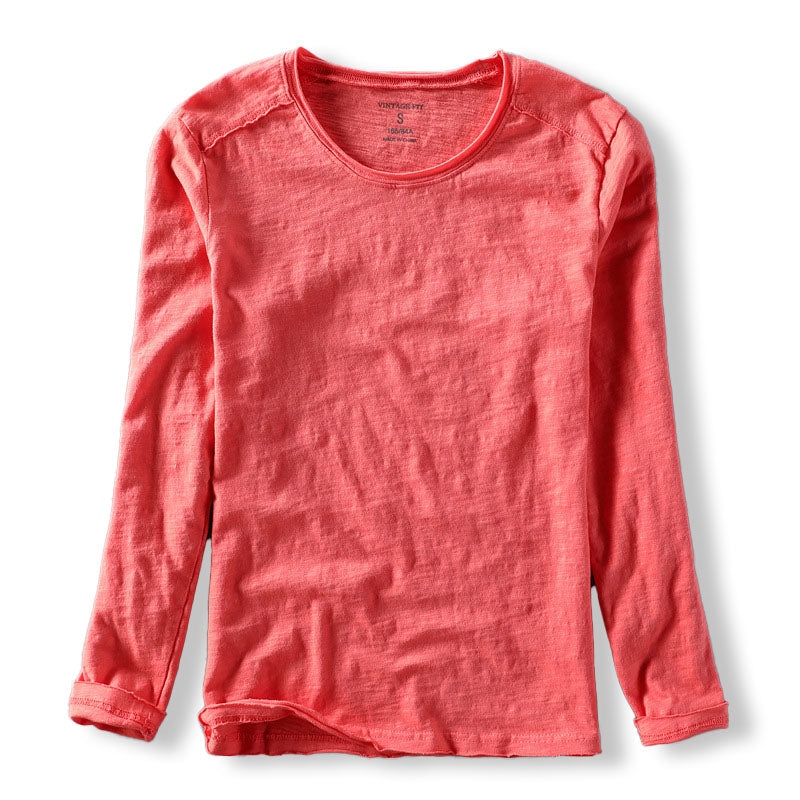 Herren Langarm T Shirt Mit Klassischer Passform | Minimalistischer Stil