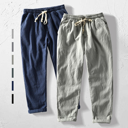Men's Loose Pants with Drawstring | Casual Style