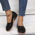 Damen Perforierte Flache Schuhe | Sommer