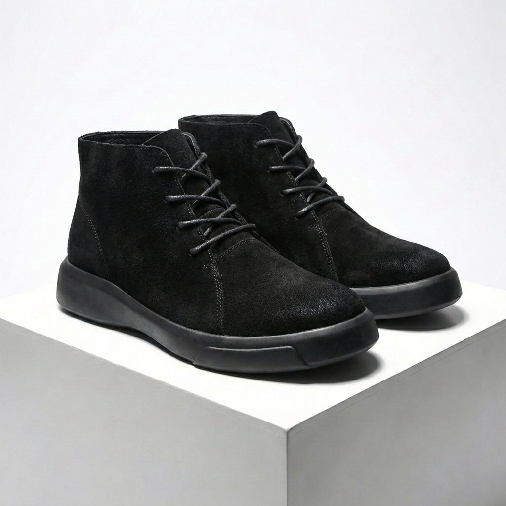 Men's Lace-Up Shoes with Round Toe | Modern Urban Style