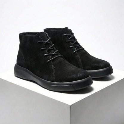 Men's Lace-Up Shoes with Round Toe | Modern Urban Style