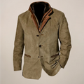Vintage-Herrenjacke mit umgedrehtem Kragen – Stilvolles, klassisches Design 0