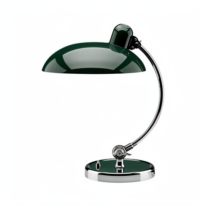 Vintage-Schreibtischlampe, verstellbar – Metallkuppel mit gebogenem Arm für Zuhause, Büro oder zum Lesen 3