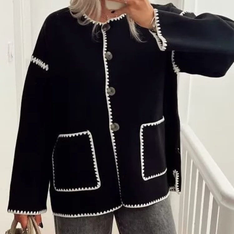 Virginia Mantel aus Wollmischung 