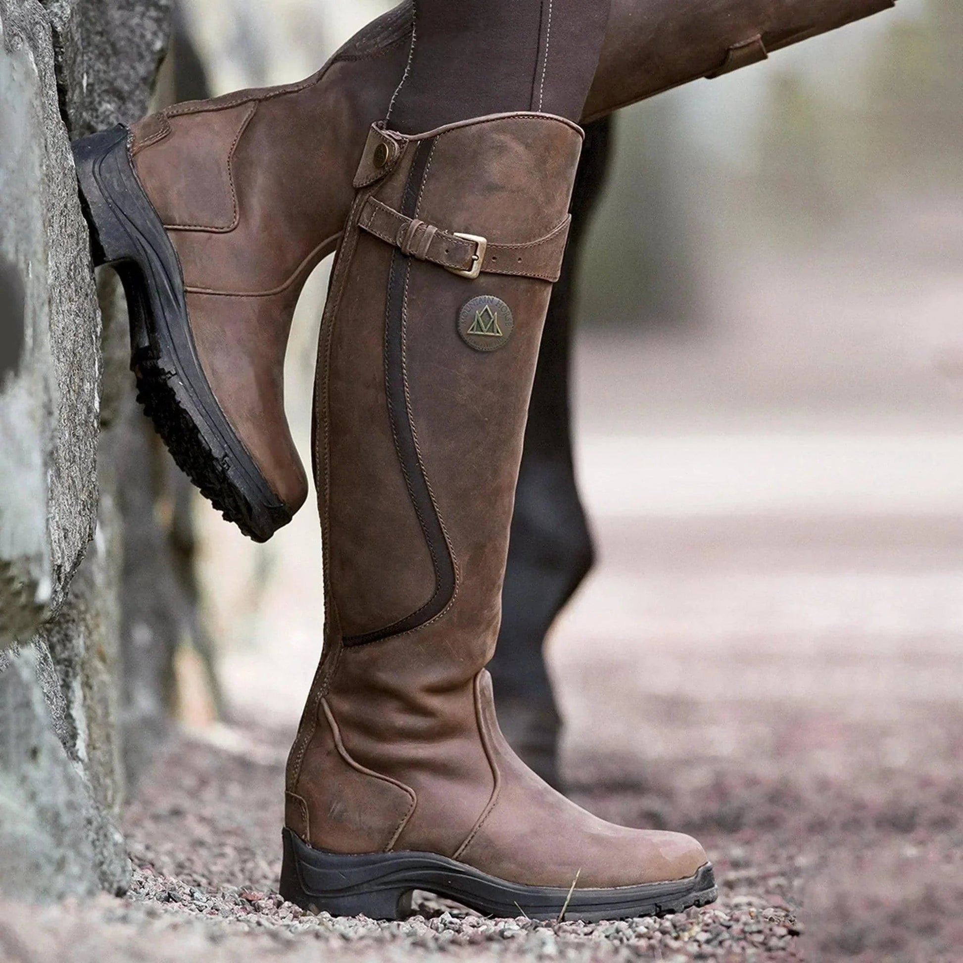 Wasserdichte Winterreitstiefel für Damen 0