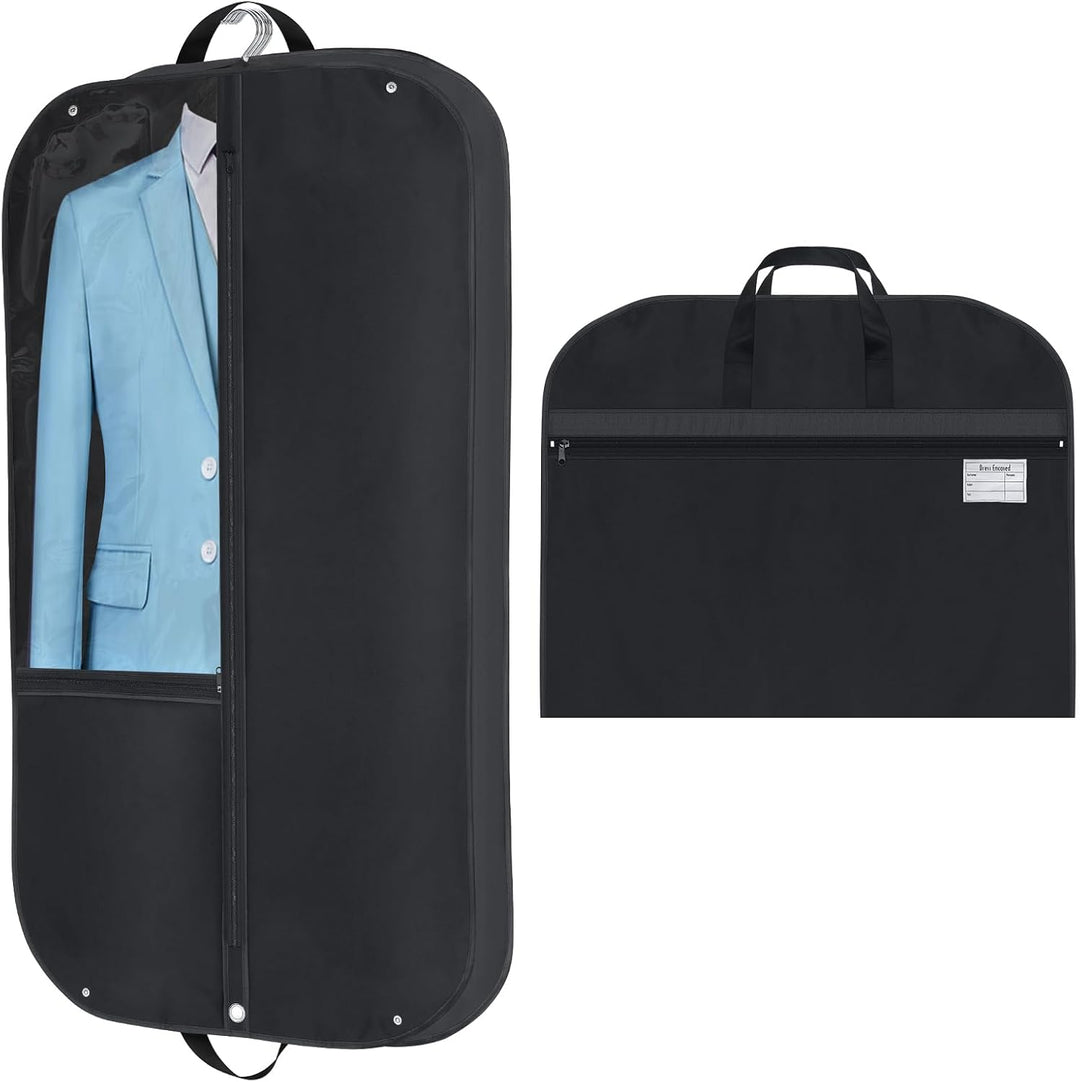 Wasserdichter Kleidersack aus Oxford-Gewebe – Anzughülle mit Zwickel und Taschen (1 kaufen, 1 gratis) 0