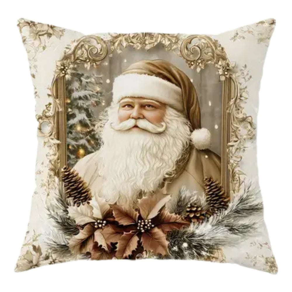 Weihnachtskissenbezüge aus goldenem Samt 0