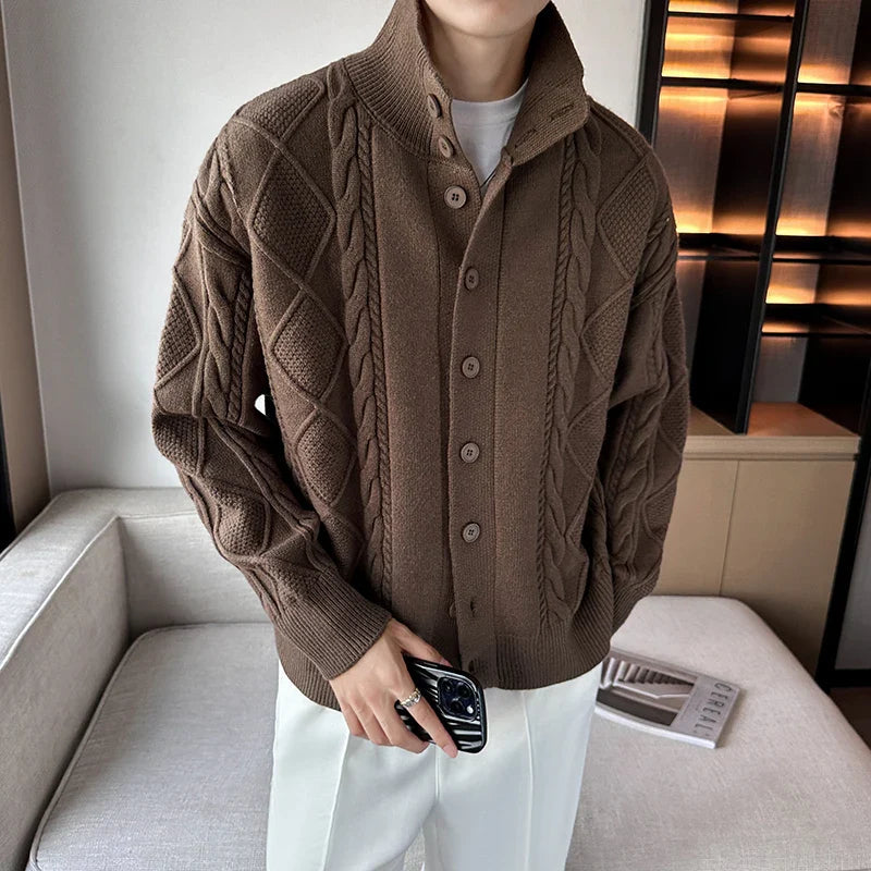 Westbridge Cardigan aus Wollmischung