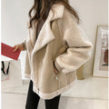 Winter Mantel Damen | Kunstleder Mantel für kalte Monate