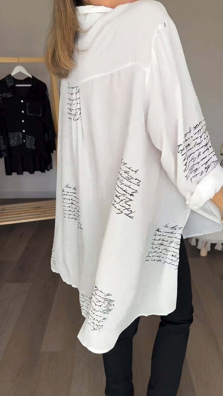 Zoey - Handbeschriftetes Button-Up-Hemd 5